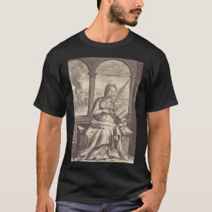 T-shirt Sainte Anastasia la Délivrance Art en Noir & Blanc