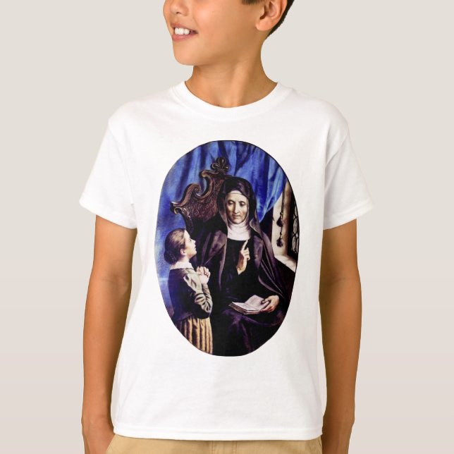 T-shirt Sainte Angèle Merici vierge et fondatrice (Devant)