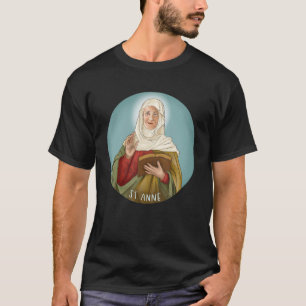 T-shirt Sainte Anne Image Patron Saint des enfants Mères C