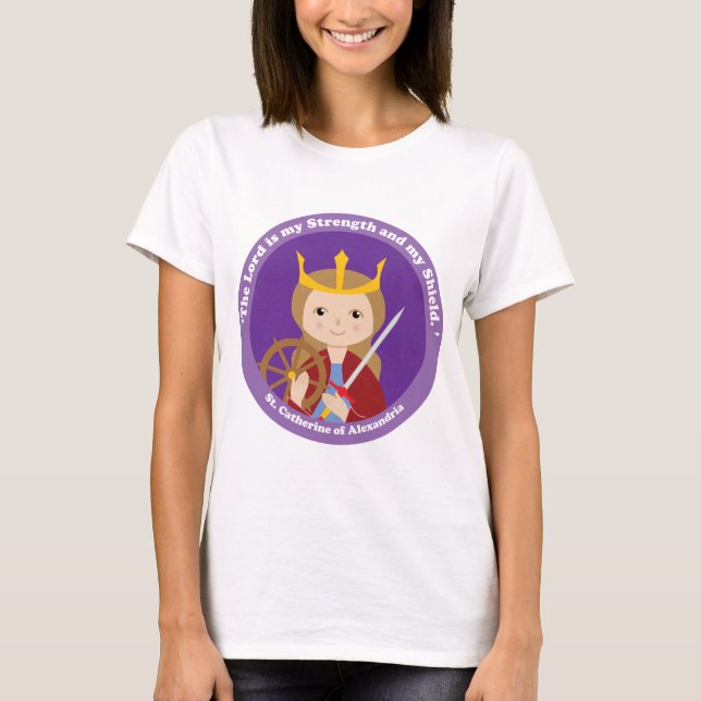 T-shirt Sainte-Catherine d'Alexandrie (Devant)