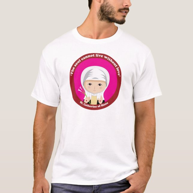 T-shirt Sainte-Catherine de Sienne (Devant)