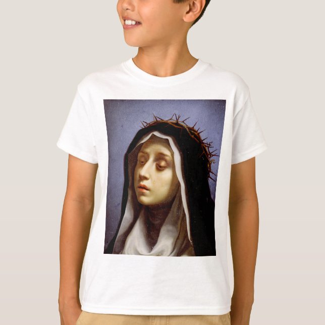 T-shirt Sainte Catherine de Sienne  (Devant)