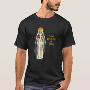 T-shirt Sainte Catherine de Sienne Catholicité Pureté Fill