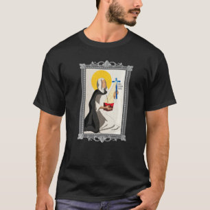 T-shirt Sainte Catherine De Sienne Catholique Pureté Fille