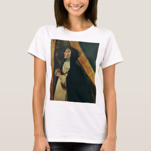 T-shirt Sainte Catherine de Sienne par Juan Bautista Maino