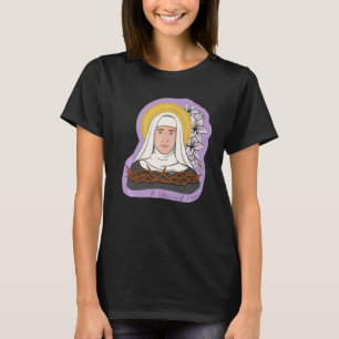T-shirt Sainte Catherine De Sienne Pureté Catholique Fille