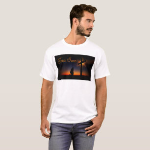 T-shirt Sainte Croix au coucher du soleil (Personnaliser)
