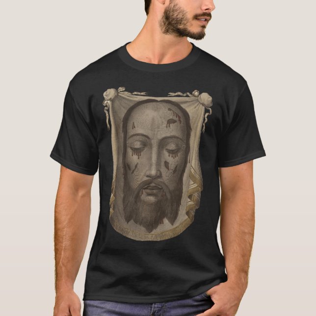 T-shirt Sainte Face de Jésus T Chemise (Devant)