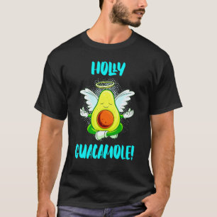T-shirt Sainte Guacamole Ange Religion Végétalien Avocat