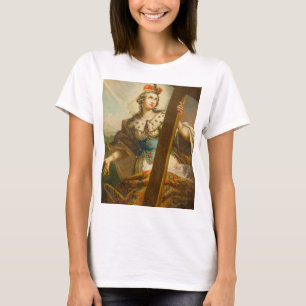 T-shirt Sainte Hélène avec la Vraie Croix Art sacré