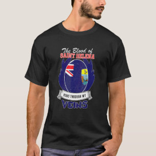 T-shirt Sainte-Hélène dans mes veines