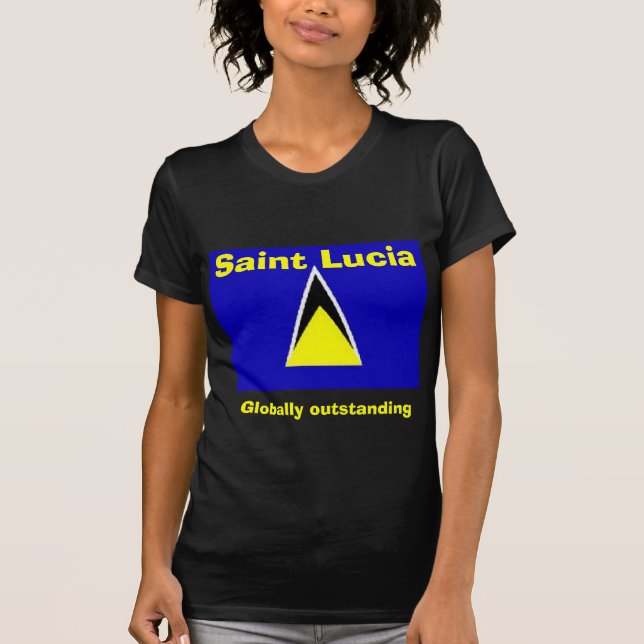 T-shirt Sainte-Lucie (Devant)