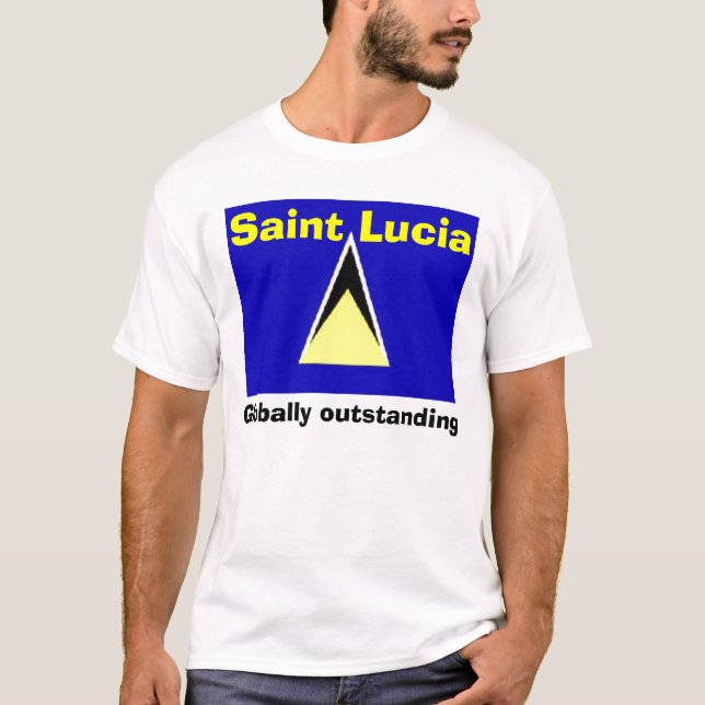 T-shirt Sainte-Lucie (Devant)