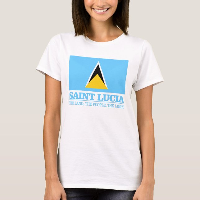 T-shirt Sainte-Lucie (Devant)