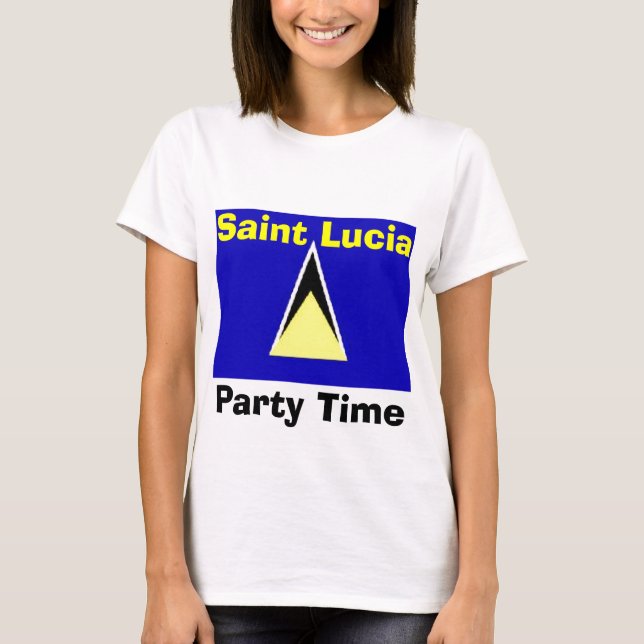 T-shirt Sainte-Lucie (Devant)