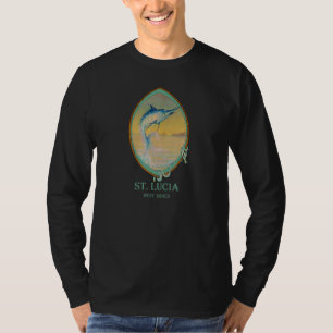 T-shirt Sainte-Lucie Antilles Vintages Pêche offshore Vaca