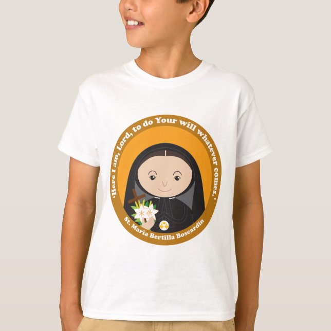 T-shirt Sainte Maria Bertilla Boscardin (Devant)