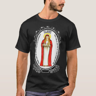 T-shirt Sainte Marie-Madeleine Priez pour nous Patron cath