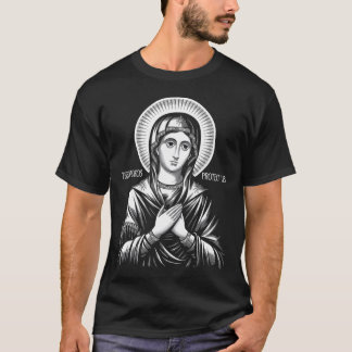 T-shirt Sainte Marie Théotokos chrétienne orthodoxe Protég