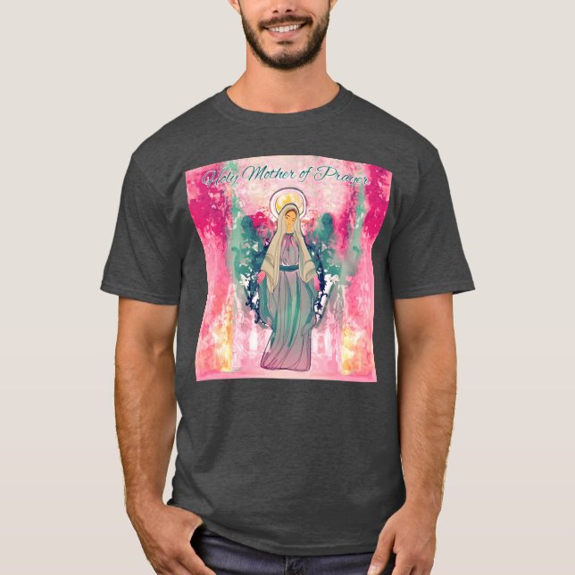 T-shirt Sainte Mère de prière rétro (Devant)