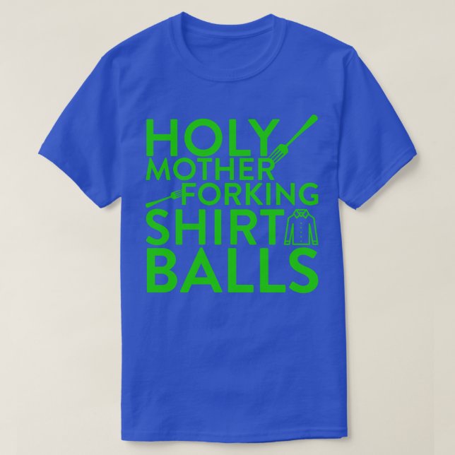 T-shirt Sainte Mère Fourrer des boules de chemise (Design devant)