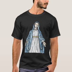 T-shirt Sainte Mère Marie Mère de Jésus Catholique Vintage