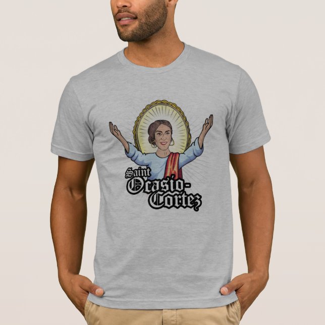 T-shirt Sainte Ocasio-Cortez (Devant)