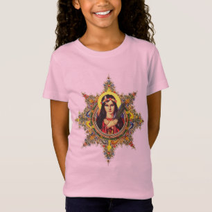 T-Shirt Sainte Philomène Vierge Art Lumineux de Grande Qua