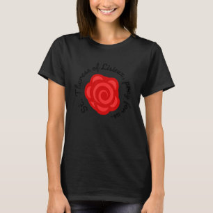 T-shirt Sainte Thérèse de Lisieux Enfants Petite Fleur Ros
