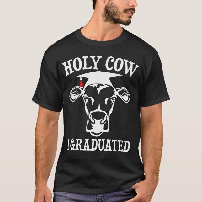 T-shirt Sainte vache I Graduated Cow Graduation Pré K Pré- (Devant)
