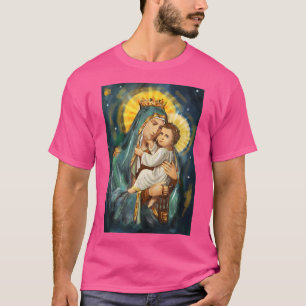 T-shirt Sainte Vierge Marie Mère de Jésus Portrait