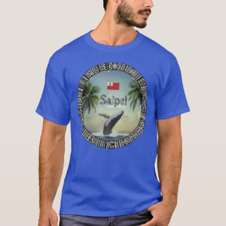 T-shirt Saipe Tonga Eua baleine hors réseau île du Pacifiq