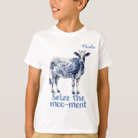 "Saisir la Moo-ment" Custom Boy