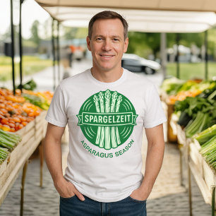 T-shirt Saison Asparagus Spargelzeit Célébrer les légumes