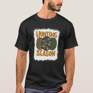 T-shirt Saison Chasse OEufs de Pâques Trio Camo Dot de Pâq