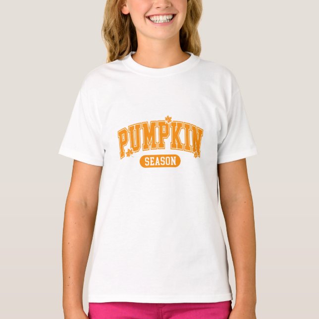 T-shirt Saison citrouille (Devant)