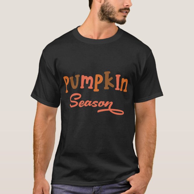 T-shirt saison citrouille (Devant)