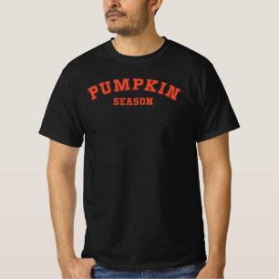 T-shirt Saison citrouille automne Feuilles d'automne