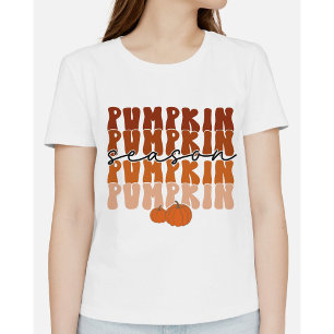 T-shirt Saison citrouille automne Thanksgiving