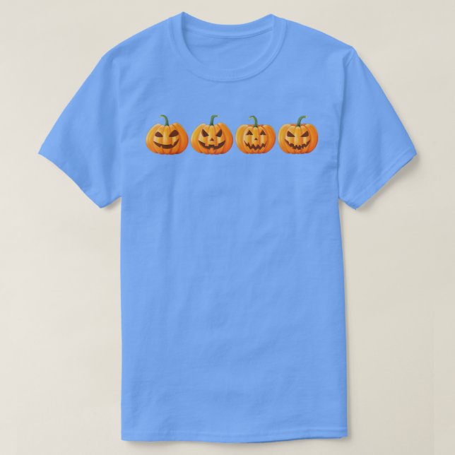 T-shirt Saison citrouille Boo Crew Halloween Vibes Happy H (Design devant)