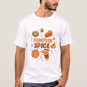 T-shirt Saison citrouille des épices