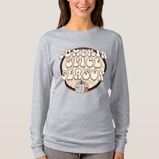 T-shirt Saison citrouille des épices (Devant)