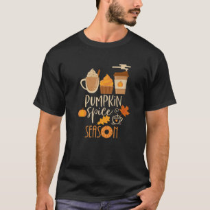 T-shirt Saison citrouille des épices Latautomne automne au