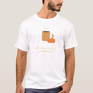 T-Shirt Saison Citrouille Épicée Automne