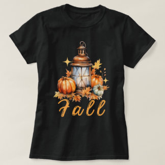 T-shirt Saison d'automne | Feuilles d'automne | Citrouille