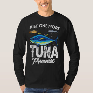 T-shirt Saison de bateau de pêche au thon Canne à pêche ch
