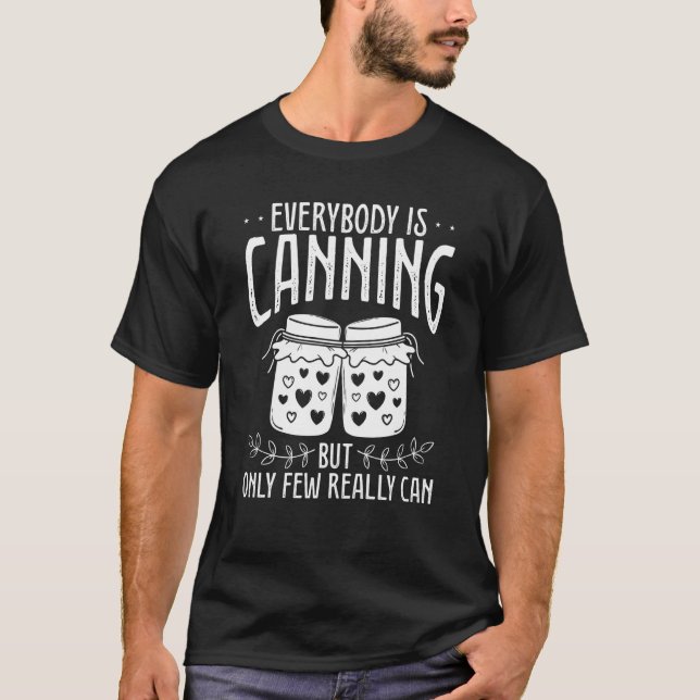 T-shirt Saison de canne à aliments maison Canner Shelf Hom (Devant)