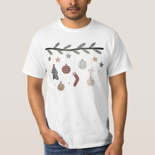T-shirt saison de célébration de Noël  (Devant)