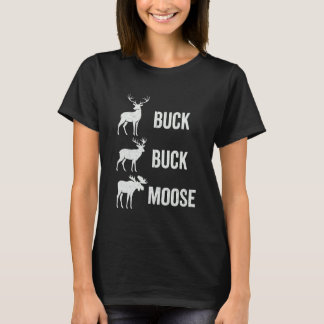 T-shirt Saison de chasse au Buck Buck Moose, chasse au cer