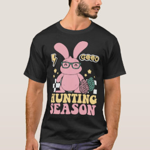 T-shirt Saison de chasse aux oeufs Bunny Kids Adultes Retr